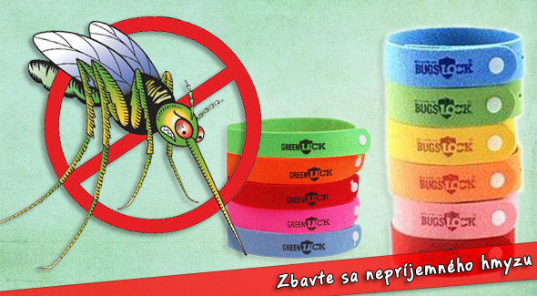 Zbavte sa nepríjemného hmyzu! Repelentné náramky - 5 kusov. | ZaMenej.sk